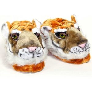 Volwassenen dierensloffen / pantoffels tijger