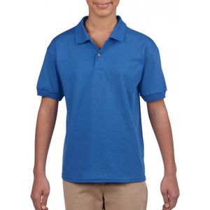 Kobalt blauwe poloshirt voor jongens 110 116