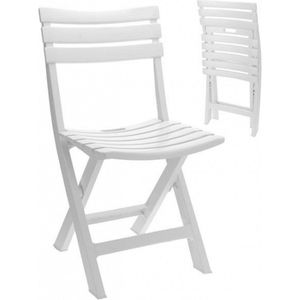 Witte Kunststof Klapstoel Voor Binnen en Buiten