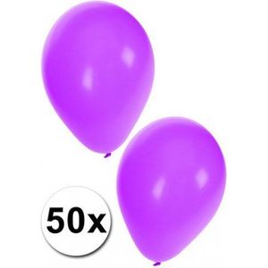 50 ballonnen paars