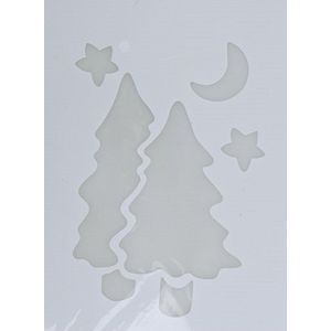 Sjablonen voor Kerstmis, 12 stuks tekensjablonen, schildersjablonen van