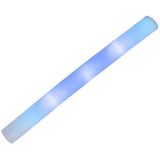 Partystaaf / foam stick met blauw LED licht - 48 cm - lichtstaven / partysticks