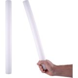 Partystaaf / foam stick met blauw LED licht - 48 cm - lichtstaven / partysticks