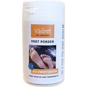 Vadret - voet poeder - anti-transpiratie - bij zweetvoeten