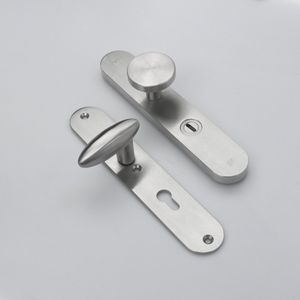 MASSIEF RVS Tzunali Deurbeslag. Model MINHO SKG*** BREED T=15/5 VKTB (kerntrek) PC72  BUITEN KNOP TORRES C; BINNEN KRUK OVIDIO