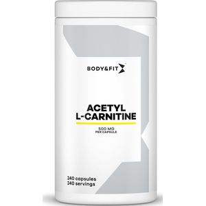 Body & Fit Acetyl L-Carnitine - 500 mg Acetyl L-carnitine per capsule - 240 capsules (80 doseringen)