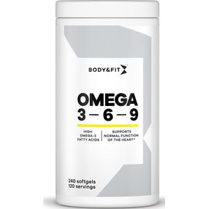 Body & Fit - Omega 3 6 9 - Visolie - Sportsupplement - 240 Softgels