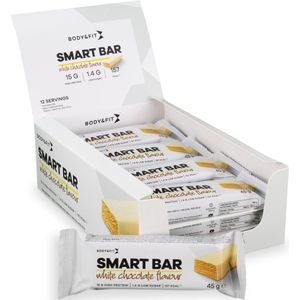 Body & Fit Smart Bars - Eiwitrepen - Witte Chocolade - 12 Stuks