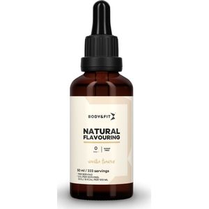Body & Fit Natural Flavouring - Suikervrij & 0 calorieën - 50 ml - Vanille