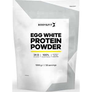 Body&Fit Egg White Protein Powder - Zuiver Eiwit Poeder Smaakloos zuiver Ei-eiwit - 1kg