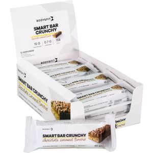 Body & Fit Smart Bars Crunchy Proteine Repen - Chocolate & Caramel - Protein Bar - 12 eiwitrepen (12 x 45 gram)