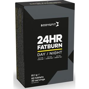 Body&Fit - Supplement 24 uur Fatburn, 60 tabletten