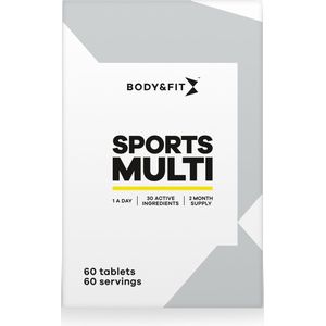 Body & Fit Sports Multi - Multivitaminen - Mineralen - Vitamine D - Vitamine C - 60 tabletten