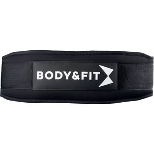 Body & Fit Lifting Belt - Riem voor Krachttraining - Bodybuild Riem - Gewichthef Band - Rug Ondersteuning - Maat L (115 x 13.5 cm)