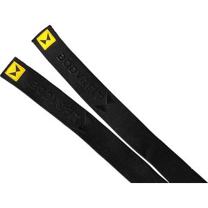 Body & Fit Lifting straps - Wristwraps - Gewichthefbanden - 115 x 13,5 cm - Zwart