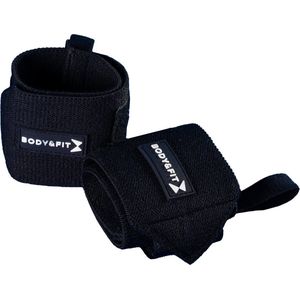 Body & Fit Polsbanden - Wristwraps Krachttraining - Liftingstraps - Gewichtheffen - 2 stuks