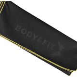 Body & Fit - Mircovezel Handdoek - Zwart - Sporthanddoek - 66 x 180 cm