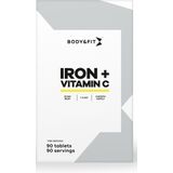 Body & Fit Iron + Vitamin C - Supplement - Vitamine C + Ijzer Tabletten - 90 Stuks