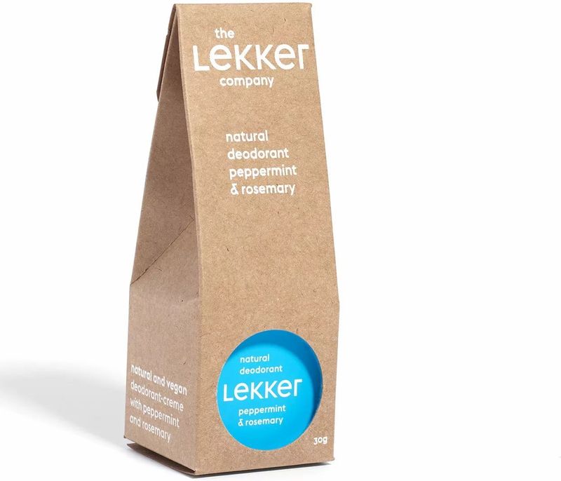 The lekker company deodorant -  Pepermunt en  Rozemarijn - 30 ML