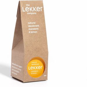 The lekker company deodorant -  Mandarijn & Citroen - 30 ML