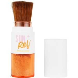 SUN-REV Minerale Zonnebrand Poeder Brush SPF30