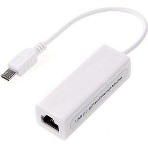 USB Micro Naar RJ45 Ethernet Adapter - 0,10 Meter