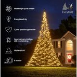 Fairybell LED Buiten Kerstboom Voor In de Vlaggenmast - 6 Meter - 1200LEDs - Warm Wit