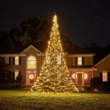 Fairybell LED Buiten Kerstboom Voor In de Vlaggenmast - 6 Meter - 1200LEDs - Warm Wit