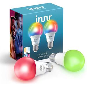 Innr Smart lamp E27 | Colour | Peer A60 | Wifi | 9.5W | 2 stuks