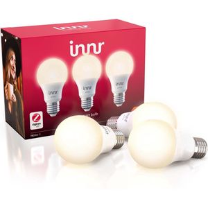 Innr Smart lamp E27 | White | Peer A60 | Zigbee | 9W | 3 stuks