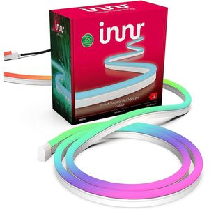 Innr smart LED strip 4m - werkt met Hue* - Zigbee - wit en gekleurd licht - slimme ledstrip - outdoor LED light strip - buitenverlichting - tuinverlichting - dimbaar - IP67 waterdicht - 4 meter