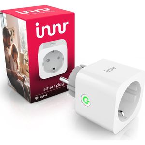 Innr Zigbee slimme stekker, werkt met Philips Hue*, Alexa, Google Home en SmartThings, Slimme stekker met stembediening, SP 240, 1-pak