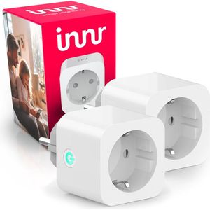 Innr Smart Plug met energiemeter | Zigbee 3.0 | Max. 3680W | Wit | 2 stuks