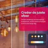 Smart E27 LED Filament Lamp - Dimbaar - 620 Lumen - Warm Wit tot Daglichtwit