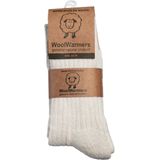 WoolWarmers - Wollen Sokken - Creme Wit - 2 Pack