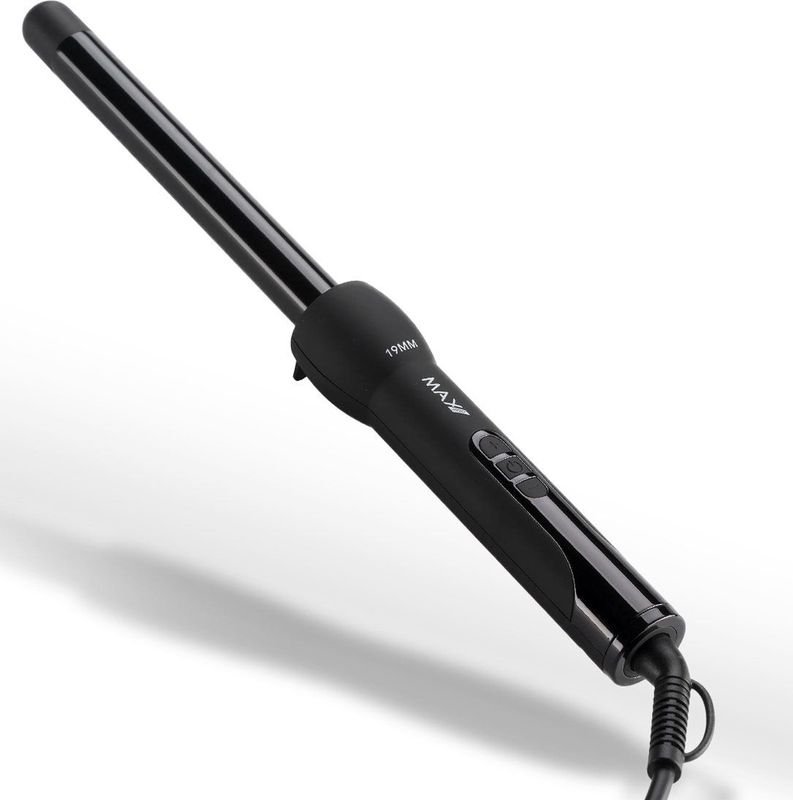 Max Pro Twist 19mm Krultang - Curling iron - Levenslange Garantie - Inclusief Hittebestendige Handschoen - Alle Haartypes - Inclusief LCD Display