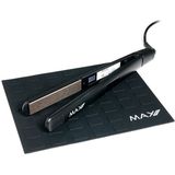 Max Pro - Warmtemat - Hittebescherming - Hitte Bescherming Haarverzorging - Beschermt tot 180°C - Zwart