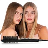 Max Pro - Silk Brush - Haarborstel - Zwart - Keramiek