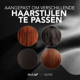Max Pro - Silk Brush - Haarborstel - Zwart - Keramiek