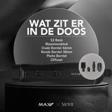 Max Pro - Multi Airstyler S2 - 1200W - Met Vier Opzetstukken - Ronde Föhnborstel