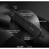 Max Pro - Multi Airstyler S2 - 1200W - Met Vier Opzetstukken - Ronde Föhnborstel