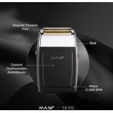 Max Pro - Precision Scheerapparaat - Scheerapparaat - Stalen Precisiebladen - 3 Uur Oplaadtijd - Zwart