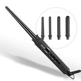 Max Pro - Fusion Krultang - 5 Opzetstukken - Verwarmt tot 220°C - Zwart