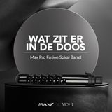 Max Pro Fusion Spiral Barrel - Krultang - Krulaccessoires - Ideaal voor Lang Haar