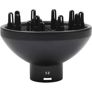 Max Pro - Multi Airstyler S2 - Diffuser - Zwart - Plastic en Metaal