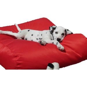 Dog's Companion Hondenkussen / Hondenbed - S - 70 x 50 cm - Rood Water- en Vuilafstotende Coating - Waterafstotend