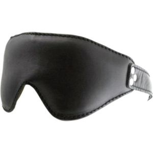 MisterB Luxe Leather Blindfold