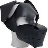 Leren Floppy Dog Masker Mister B - Zwart