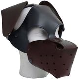 Leren Floppy Dog Masker Mister B - Bruin