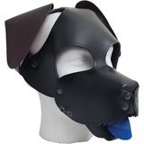 Leren Floppy Dog Masker Mister B - Bruin